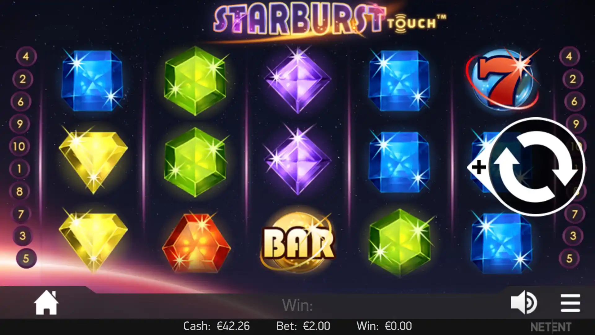 Starburst slot su Miliardario Casino
